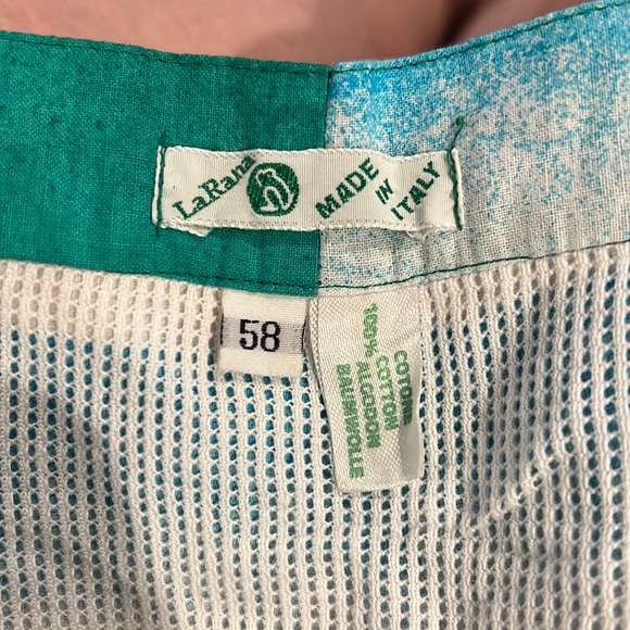 🔹 LaRana Cotton Swim Trunks Made in Italy - Picture 3 of 3